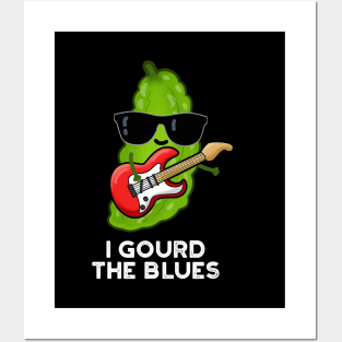 I Gourd The Blues Cute Veggie Pun Posters and Art